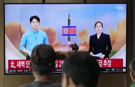 疑抗議美核潛艦停釜山　北韓凌晨再發射2枚彈道飛彈