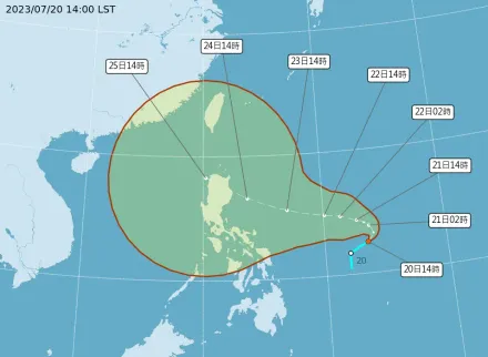 歐洲模式「杜蘇芮」直直撞！氣象局曝「這4天」最接近台灣