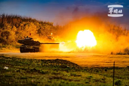 漢光演習/金防部M60A3戰車灘頭集火　精準殲滅登陸敵軍