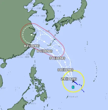 新颱「卡努」生成！日本氣象廳最新預測曝光　恐「靠近台灣」轉強颱