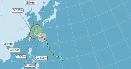 換北部颱風假？「卡努」最新預測　大台北超過6成機率被暴風掃過