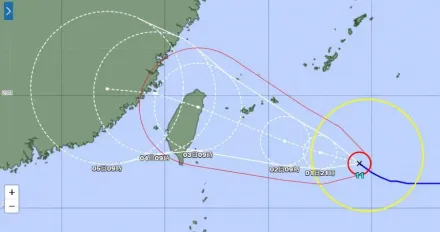 海葵颱風/日本氣象廳預測：海葵颱風3日籠罩全台恐「轉強颱」