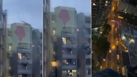 影/強風掀翻太陽能板險砸人　颱風蘇拉1天2度登陸廣東致港75人傷