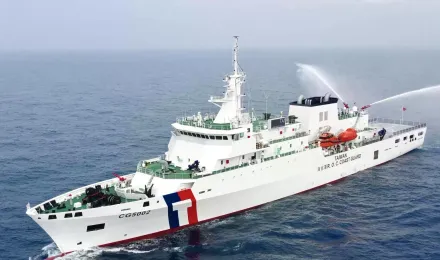 海巡署配合「2023蘭陽媽祖文化節」　開放最大「新竹艦」登艦參觀