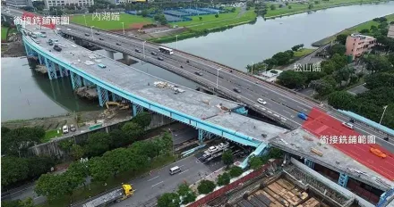 台北民權大橋改建　「松山往內湖」即日起改道便橋通行！