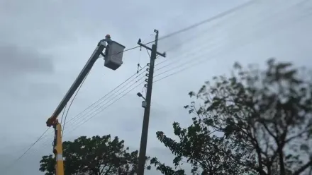 小犬颱風/嘉義沿海大量「鹽塵」飛揚　逾4千戶仍停電中