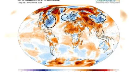 3股冷空氣「中緯度流竄」全球平均氣溫卻偏暖　鄭明典：6月以來天天破紀錄