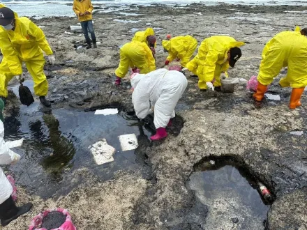 影/台灣東部海域頻遭重油污染　海保署採樣追源頭最高罰3000萬