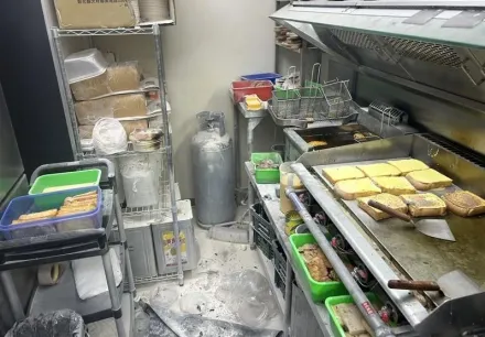 快訊/三重早餐店換瓦斯起火！65歲工人臉部、上肢遭燙傷