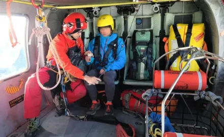 29歲男攀馬博橫斷無法行走　疑患高山症、直升機吊掛送醫