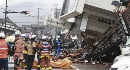 黃金72小時倒數！石川強震至少73死、逾300傷　老翁遭「活埋2天」奇蹟生還