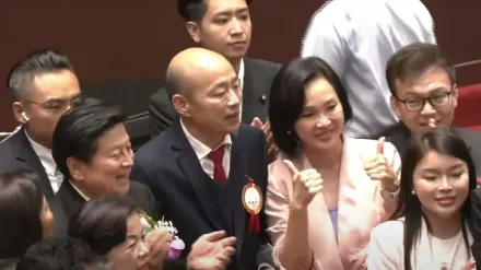 快訊/立法院長第二輪投票結果出爐　韓國瑜當選