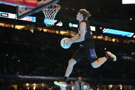 影/飛越歐尼爾反扣！麥克朗摘滿分　NBA灌籃大賽2連霸