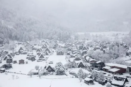 失格旅人又來！日本合掌村遊客「暖暖包丟馬桶、垃圾藏雪堆」居民氣炸