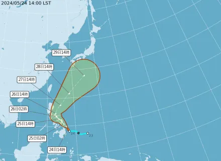 今年首颱風「艾維尼」最快今晚生成！5/28鋒面通過台灣　下週二影響最大