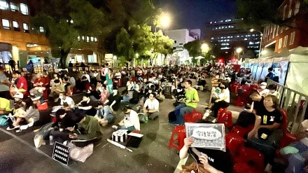 快訊/青鳥重返立法院號稱5千人　晚間9:20活動結束