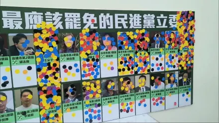 「最想罷免的綠委」票選結果超驚人！南北雙姝貼紙爆量　鍾佳濱、郭國文都輸了