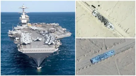 新疆沙漠深處「美國福特號」被摧毀　美媒：陸反航母能力再提升