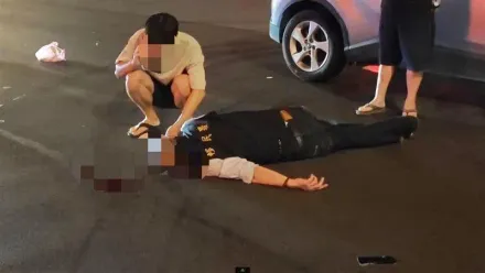 快訊/萬華醉男穿「移民署副署長」背心闖越馬路被撞昏　警趕來一查：假的啦