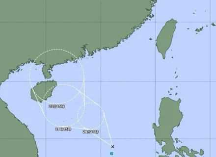 快訊/熱帶低氣壓生成！最快明增強為「凱米」颱風　最新路徑曝光