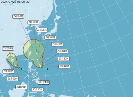 颱風最快今天生成「等級挑戰強颱」！7/23恐發「海上警報」
