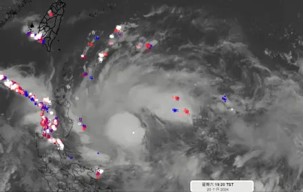 有望放颱風假？凱米西偏「暴風圈恐掃過台中以北」　估週三風雨最劇