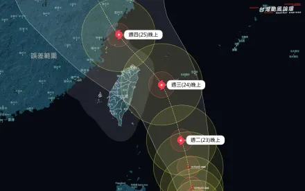 凱米風雨搖滾區擴大！路徑類似「2西北颱」　估7/24北台灣、中部山區雨勢猛