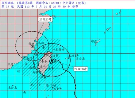 快訊/就是現在！凱米強颱已從這地方登陸