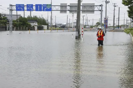 猛烈暴雨致淹水！山形秋田「1死4失蹤」　橋樑沖斷村莊成孤島　2警被沖走