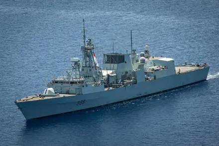 國防部證實　加拿大蒙特婁號巡防艦通過台灣海峽