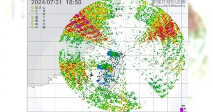 台灣上空驚見「圓形結界」！磁暴威力宛如氣象武器現形