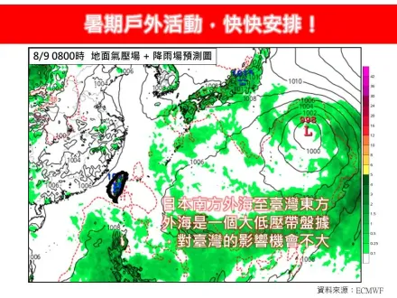 大低壓帶盤據！恐又有熱帶擾動或颱風生成　專家揭對台影響