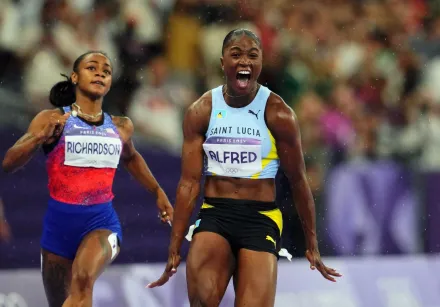 牙買加奧運冠軍缺席惹議...聖露西亞女將百米爆冷飆金　奪史上首面獎牌