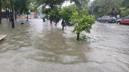 快訊/「核級雨彈」強灌台南！後壁厝「汪洋一片」災情曝光