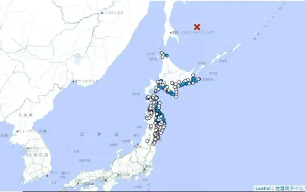 鄂霍次克海規模6.8地震　北海道函館市最大震度3級無海嘯風險