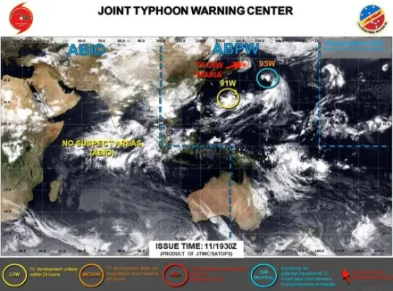 又有颱風！最快明中午生成　未來10天雨彈連轟中南部