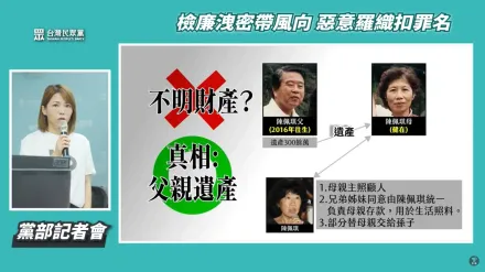 檢方搞烏龍？陳佩琪「亡母手尾錢」是柯文哲不法金流？民眾黨：媽媽還活著