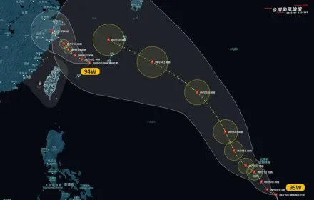 雙颱接棒趕進度！雨彈強灌北部　粉專：下週還有熱帶系統誕生