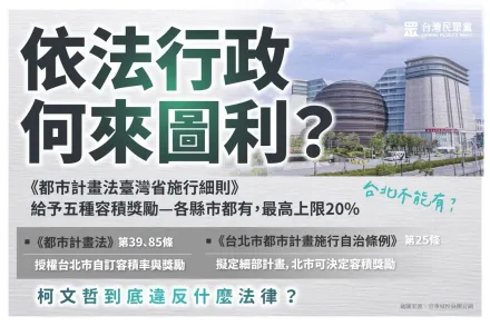 民眾黨嗆「游淑慧也幫圖利建商？」　點名郝龍斌任內東方文華等2案澄清京華城