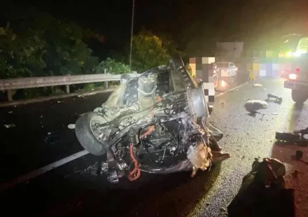 快訊/討債逼車釀3死！國道半夜追逐自己也重傷　22歲生還駕駛遭羈押