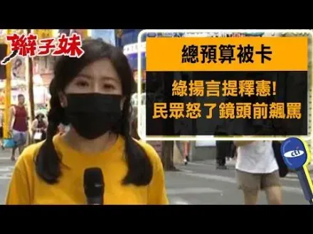 總預算被卡綠揚言提釋憲！民眾怒了　鏡頭前飆罵：別再亂搞了