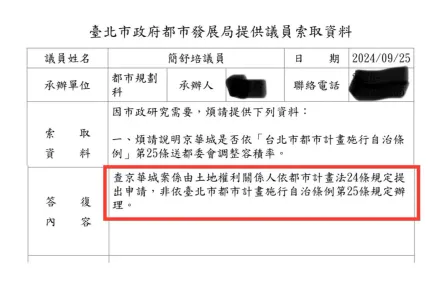 黃珊珊謊言破功？用這法條辯京華城沒圖利　簡舒培索資結果：台北市政府打臉