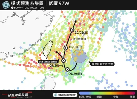 準颱風將「V字型」大迴轉緊貼台灣　專家：東部、北部雨勢免不了