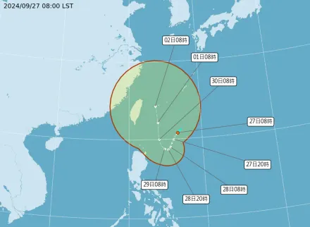 放颱風假機率很高！熱帶低壓TD22上看中颱等級　下週最接近台灣、雨勢更明顯