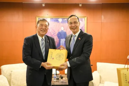 日本自民黨石破茂第五度叩關總裁選舉獲勝　朱立倫隔海獻祝福