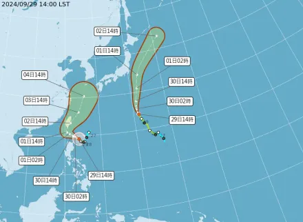 山陀兒最快「今晚」發布陸警！東半部、北部降雨紫爆熱區