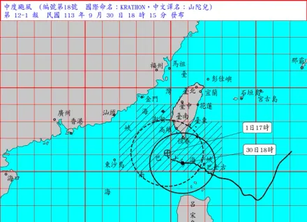 山陀兒恐成強颱！南部慎防致災性強風　最新預報路徑曝光