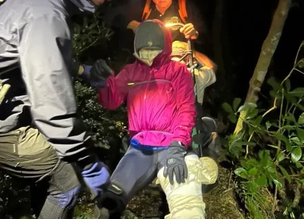 快訊/山陀兒風雨來襲前救到人！女山友墜雙龍林道10m邊坡慘骨折　奇蹟獲救