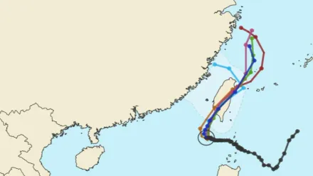 山陀兒「S型迴轉」二度撲台？　日本警告：恐升級「大型猛烈颱風」