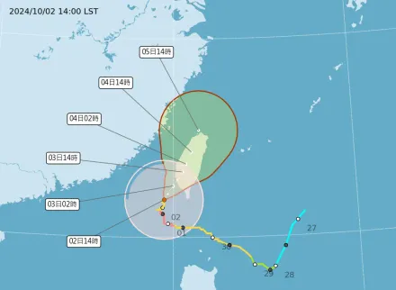 山陀兒估10/3清晨登陸　網驚「都在大潮日登陸」：颱風真會挑時間